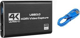 Tiardey 4K vaizdo įrašymo kortelė HDMI USB 3.0 vaizdo įrašymo įrenginys 1080P, skirtas žaidimams įrašyti