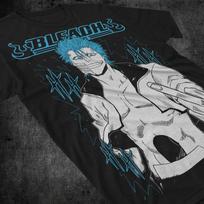 Grimmjow Tshirt Bleach Anime T-Shirt Espada N 4 Shirt Ichigo Bankai Tee Aizen 2XL