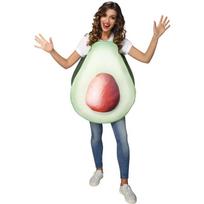 Avokado vaisiaus Cosplay kostiumas, suaugusiems Adult One Size žalia