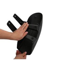 Black PVC Motorbike ATV Rear Wheel Cover Fender Splash Guard Mudguard Universal