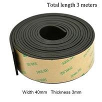 Universalus 3m automobilio stoglangio lango sandarinimo juostelė Guminė apsauga nuo oro sąlygų 40mm*3mm 1vnt.