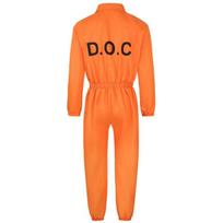 Hot-selling new tooling jumpsuit role-playing prison uniform men's and women's printed waist prison uniform Adult M