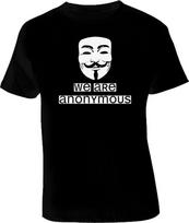We Are Anonymous V for Vendetta Movie T Shirt 2XL