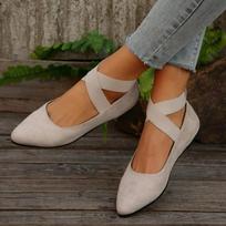 Lygūs kasdieniai batai moteriški mokasinai rudens retro patogūs kvėpuojantys užmaunami minkšti batai su plokščiu kulnu didelių dydžių zapatos de mujer 36 smėlis