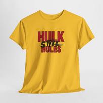 Hulk Hogan Hulk Vis dar Valdo Geltoni Marškinėliai, Unisex T-shirt Imtynių Gerbėjams, XL