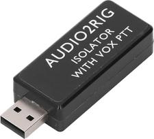 Eujgoov Audio2Rig USB garso kortelės jungties izoliatorius Mėgėjiško radijo USB garso kortelės jungties izoliatorius, skirtas verslo radijo stotims, palaikančioms PTT valdymą