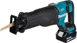Makita DJR187RT stūmoklinis pjūklas 18 V / 50 Ah / su 1 akumuliatoriumi ir įkrovikliu transportavimo dėkle, 670 W, turkio juodos spalvos, su 1x 5.0