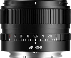 TTARTISAN AF 40 mm F2 FE pilno formato objektyvas "Sony E", automatinio fokusavimo kompaktiškas lengvas fotoaparato objektyvas, suderinamas su "Sony E-Mount" fotoaparatais
