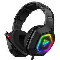 K10 ant galvos tvirtinamos profesionalios žaidimų ausinės RGB spalvotas apšvietimas Mikrofonas PC Telefonui PS4 XBOX Switch Žaidėjui Laidinės ausinės juoda
