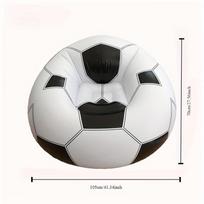 Inflatable Football Sofa, PVC Single Person Sofa, Lounge Chair, Portable Foldable Outdoor Nap Chair