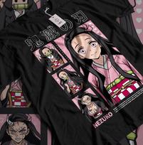 Nezuko marškinėliai Demon Slayer Kokushibo Kimetsu No Yaiba Tanjiro marškinėliai Visų dydžių 3XL