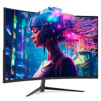 Z-EDGE UG27 27 colių išlenktas žaidimų monitorius - 1500R išlenktas ekranas - VA matrica - FHD 1920x1080P - 200Hz - MPRT 1ms - HDMI 2.0 & DisplayPort 1.4 juoda
