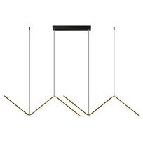 Led lempa geometrinė liustra vidaus šviestuvai, skirti restorano baro registratūros biuro dekoravimui Diameter 90cm juoda