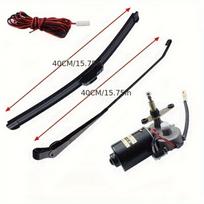 Tricycle wiper motor tricycle electric car wiper assembly control four wheel wiper switch motor mėlyna