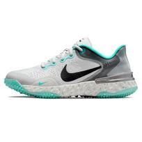 Nike Alpha Huarache Elite 3 Turf Photon Dust Dynamic Turquoise Moteriški sportbačiai pilki dūminiai-pilki juodi CU8403-003 37.5