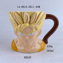 Keraminiai Dragon Ball puodeliai, Sun Wukong puodeliai, Kūrybiški animacinių filmų ir anime Wukong puodeliai, Keturių žvaigždučių Dragon Ball puodeliai 301-400ml