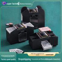 Automatinis kortų maišytuvas 2, 4 arba 6 kaladėms – Idealiai tinka pokerio, Teksaso Hold'emo ir stalo žaidimams 2 Decks (Battery No. 5)