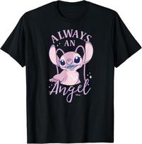 Lilo &Stitch - Always An Angel T-Shirt L white