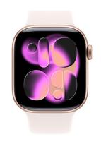 APPLE Apple Watch Series 11 GPS + Cellular, Rose Gold Aluminium Case, Light Blush Sport Band S/M, MF8E4ZR/A, 42 mm