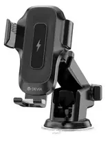 Devia EA497 Car holder with wireless inductive charger 15W