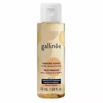 Gallinee, Microbiome odos priežiūra, obuolių sidro actas, tonizuoja / ramina ir šviesina, tonizuojantis losjonas, veidui, 50 ml