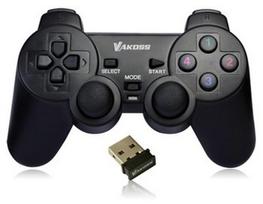 VakossGP-4705BK žaidimų valdiklis Juoda RF Žaidimų pultelis Analoginis / skaitmeninis PC, Playstation 3
