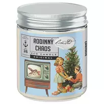 YaYa original - Family Chaos - riboto kiekio ekologiška sojų žvakė 250 ml