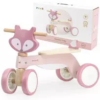 Viga Toys VIGA PolarB Drewniany Jezdzik Lisek Miekkie Kola