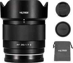 VILTROX 35mm f/1.7 E-Mount Objektiv, 35mm F1.7 Große Blende APS-C STM Autofokus Prime Objektiv Kompatibilus su Sony E-Mount kameromis A6700 A6600 A6500 A6400 ZV-E10 A7C A7RII A7SII A7II A7RIII A9