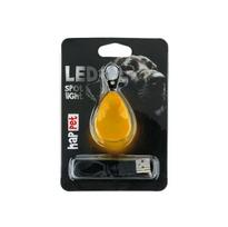 LED šviečiantis pakabukas deimantas oranžinis