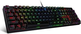 "Redragon K582-US SURARA RGB LED apšviesta QWERTY mechaninė žaidimų klaviatūra su 104 klavišais, JAV išdėstymas (raudonas jungiklis - JAV išdėstymas)