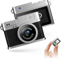 32GB senovinis skaitmeninis fotoaparatas, 1080P FHD Vlogging fotoaparatas su 0,96 colio ekranu, nešiojamasis mikro vaizdo registratorius, skirtas studijoms, fotografavimui ir kelionėms