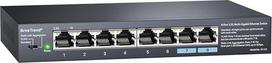 BrosTrend 2.5-Gigabit Netzwerk Switch 8 Port, 2.5Gbit LAN Switch Unmanaged (Statisch Link-Aggregation & VLAN für Gaming PC, NAS Server, Lüfterlos, Plug & Play, Lifetime-Schutz) Ethernet LAN Verteiler