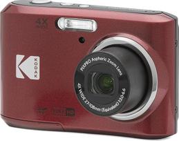 KODAK Pixpro FZ45-16,44 megapikselių skaitmeninis kompaktiškas fotoaparatas, 4 kartus optiškai priartinantis vaizdą, 2,7 colių LCD ekranas, 720p HD vaizdo įrašas, AA baterija - raudonas
