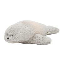 Moonie 2.0 migdukas ruoniukas Organic Humming Seal - Grey su garso įrašymo funkcija
