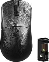 MAMBASNAKE x Attack Shark R11ULTRA Anglies pluošto belaidė žaidimų pelė, 8000 Hz, 49 g itin lengva, 42000 DPI, PAW3950MAX jutiklis, "Nordic 52840" lustas, nanometalo ledo danga, 20000 FPS, BT/2.4G/USB-C pelės