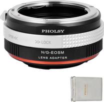 PHOLSY suderinamas su Nikon G ir EF-M objektyvų adapteriu, skirtu Nikon G F AI AIS D AF-S objektyvui ir Canon EF-M (EOS M) fotoaparatui su M100, M200, M2, M3, M5, M6, M10, M50 adapteriu su diafragmos valdymo žiedu