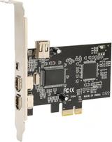 "Bewinner" PCIe "Firewire" kortelė 10, PCI E "Firewire" valdiklio kortelė, 4 prievadai su žemo profilio laikikliu ir kabeliu, skirta staliniam kompiuteriui ir DV jungčiai