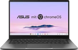 ASUS Chromebook Plus CX14 CX1405CTA Nešiojamasis kompiuteris | 14 colių FHD 16:9 IPS ekranas | Intel Core 3-N355 | 8GB RAM | 128GB eMMC | Intel UHD | ChromeOS | QWERTZ | Rock Grey