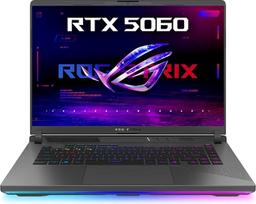 ASUS ROG Strix G16 G614FM nešiojamasis kompiuteris | 16 colių WUXGA 165Hz/3ms 16:9 IPS ekranas | AMD Ryzen 9 9955HX | 16GB RAM | 1TB SSD | NVIDIA RTX 5060 | Win11 Home | QWERTZ | Eclipse Grey | 3 mėnesių GamePass
