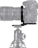 SUNWAYFOTO LS-75 75 mm universali pasukama apyrankė DLSR fotoaparatams, trikojo laikiklio žiedo objektyvo laikiklio apyrankė "Arca Swiss Plate Mount" DSLR horizontalus vertikalus perjungimas