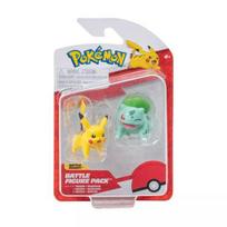 Pokémon: 2 figūrėlės rinkinys - Bulbasaur, Pikachu