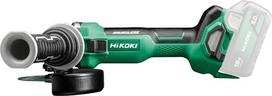 "HiKOKI" akumuliatorinis kampinis šlifuoklis G1813DA (18 V, 125 mm, bešepetėlinis, švelnus paleidimas, priedai)
