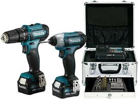 "Makita CLX228SMX1" kombinuotasis rinkinys HP333D+TD110D 12V - įvairiaspalvis