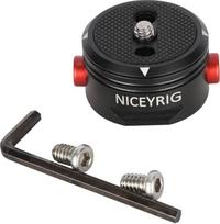 "NICEYRIG" 1/4" universalus greitojo atlaisvinimo adapteris mini trikojams ir gimbalams, vyriškas/ moteriškas dizainas