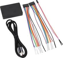 "Pyhodi" USB loginis analizatorius, 16 kanalų 1GHz 8Ch, 500 MHz 16Ch, 16G mėginių gylis, 256Mbits atmintis, palaiko "WinXP" iki "Win10", "OS X", su reguliuojamomis ribomis ir
