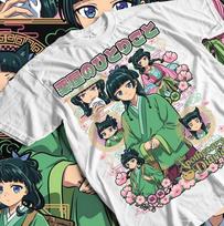 Maomao Vaistininko dienoraščiai Būtinas marškinėlis Anime Juodas marškinėlis, Unisex Medvilninis 2XL
