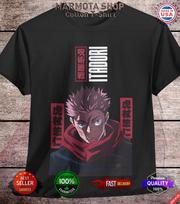 Yuji Itadori Jujutsu Kaisen Marškinėliai Gojo Satoru Anime Japoniški Marškinėliai JJK S