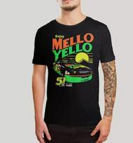 Mello Yello lenktynių marškinėliai, lenktyninis automobilis, „Days of Thunder“, NASCAR marškinėliai, automobilių lenktynės 90 S