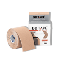 BBTAPE Standard Plain Tape kineziologinė juosta, kūno spalvos, 1 vnt.
